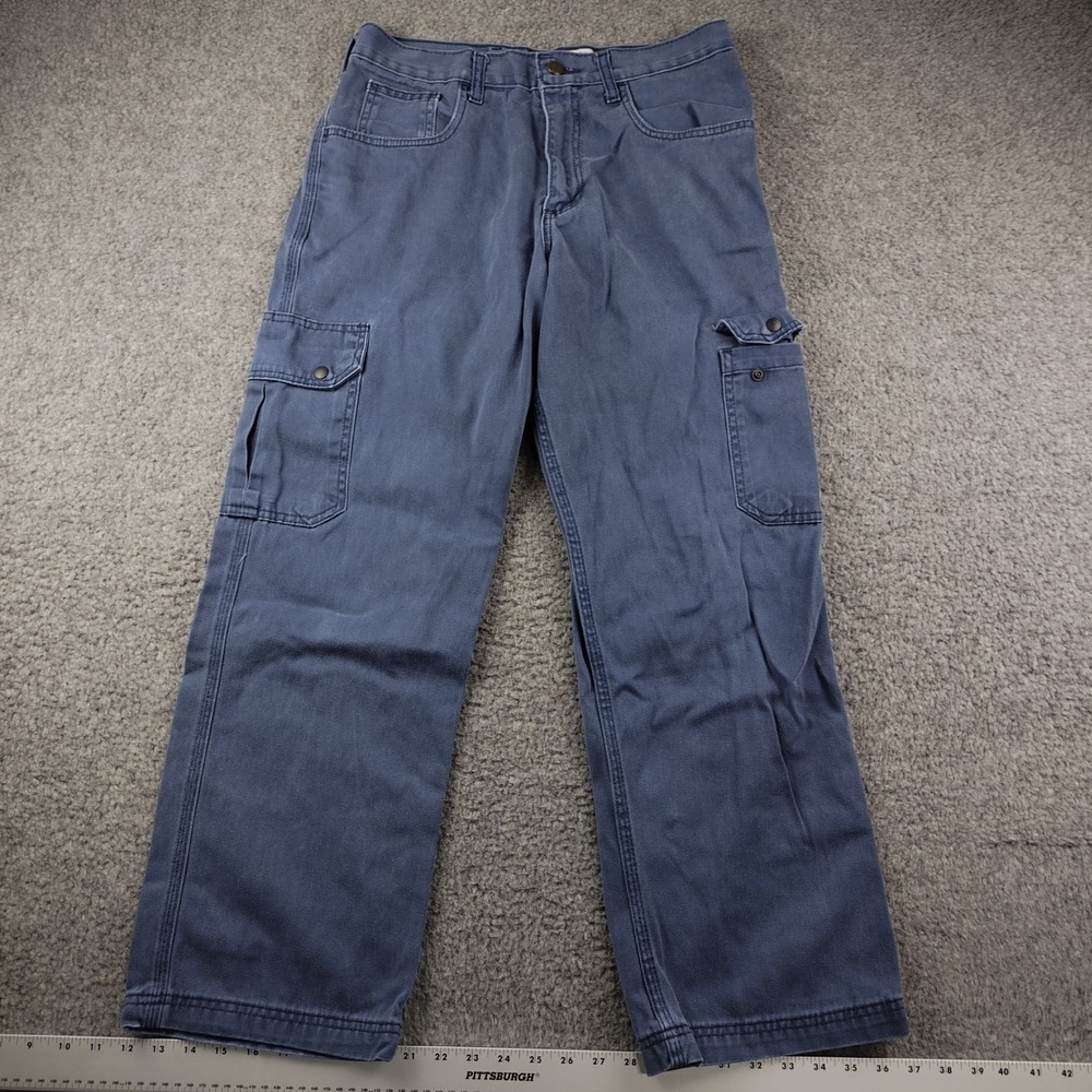 LAPCO Cargo Pants Mens 31x30 FR Flame Resistant Blue Workwear